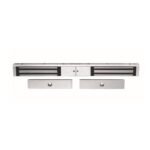 Cerradura magnética doble Resistencia 2x280 kg Hikvision