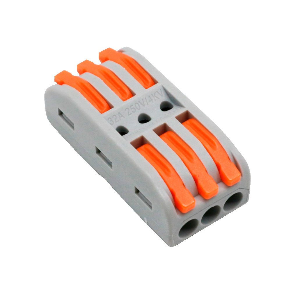 image-1071.jpeg Conector de Cable 3 Entradas y 3 Salidas Calibre del cable 28 ~ 12AWG - Imagen 1