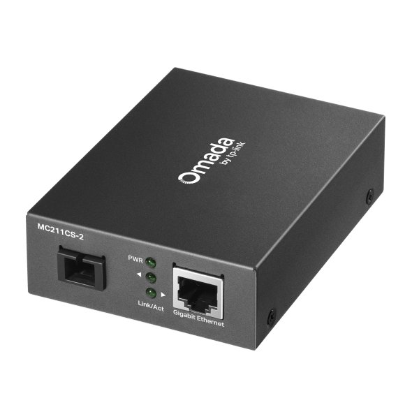 Convertidor de medios Omada Gigabit WDM 2km Tx 1550nm - Rx 1310nm