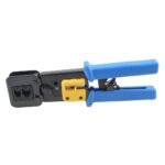 Crimpadora de conector Pasante RJ45. Empuñadura ergonómica antideslizante