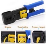 Crimpadora de conector Pasante RJ45. Empuñadura ergonómica antideslizante - Imagen 6