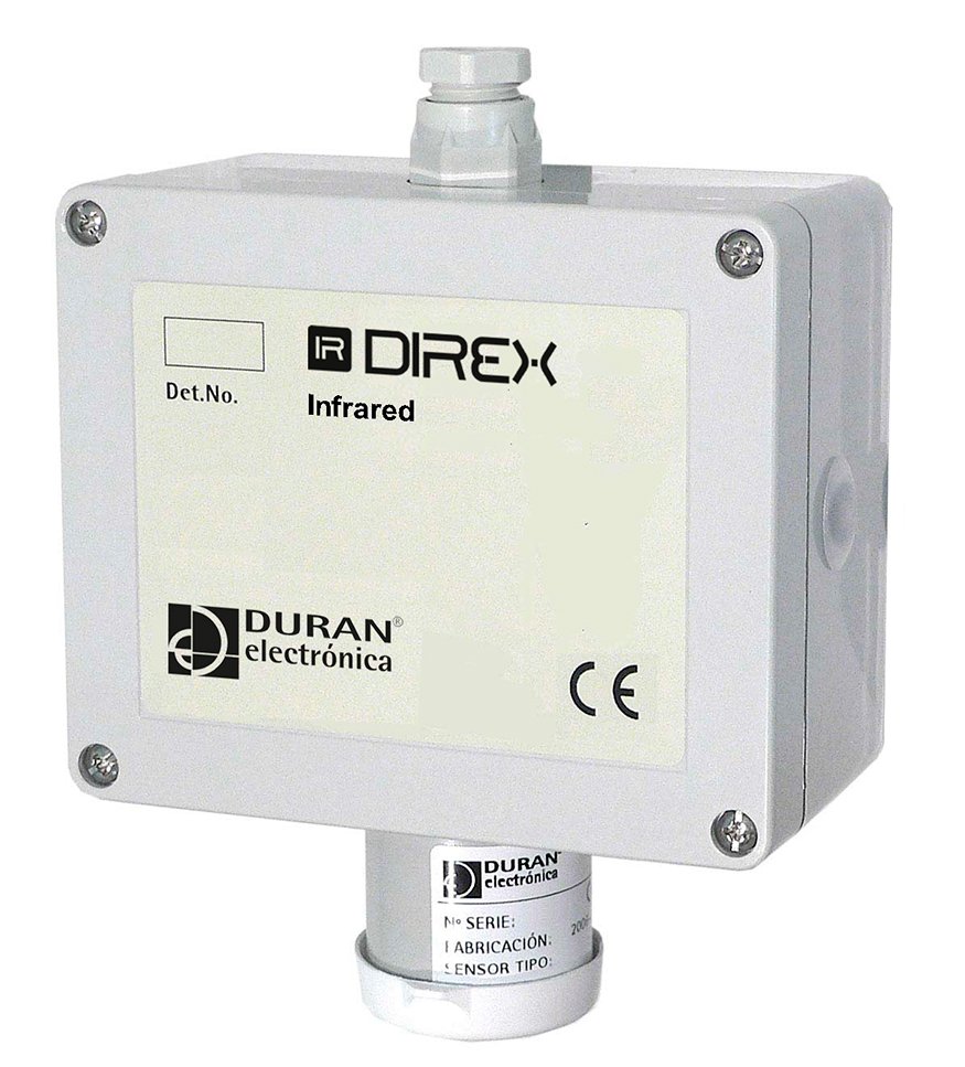 Detector infrarrojo gases Refrigerantes DIREX RS485 IP65con relé rango 0-2000ppm