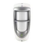 Detector movimiento PIR doble óptica digital inalámbrica bidireccional para exteriores con inmunidad a mascotas Grado 2