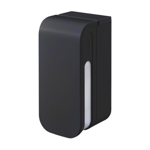 Detector PIR dual Cortina Exterior 12m por lado (sensor dual) vía radio. Inmune mascotas. Negro