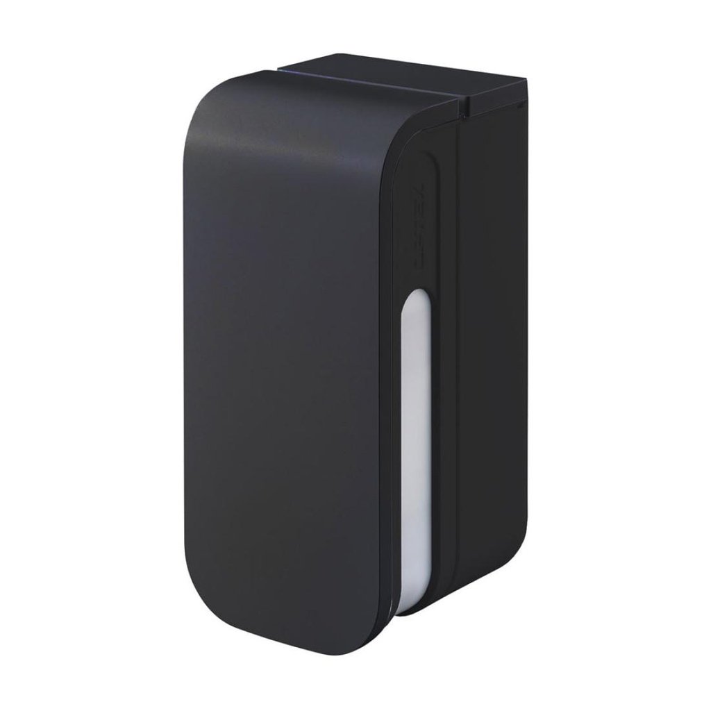 Detector PIR dual Cortina Exterior 12m por lado (sensor dual) vía radio. Inmune mascotas. Negro