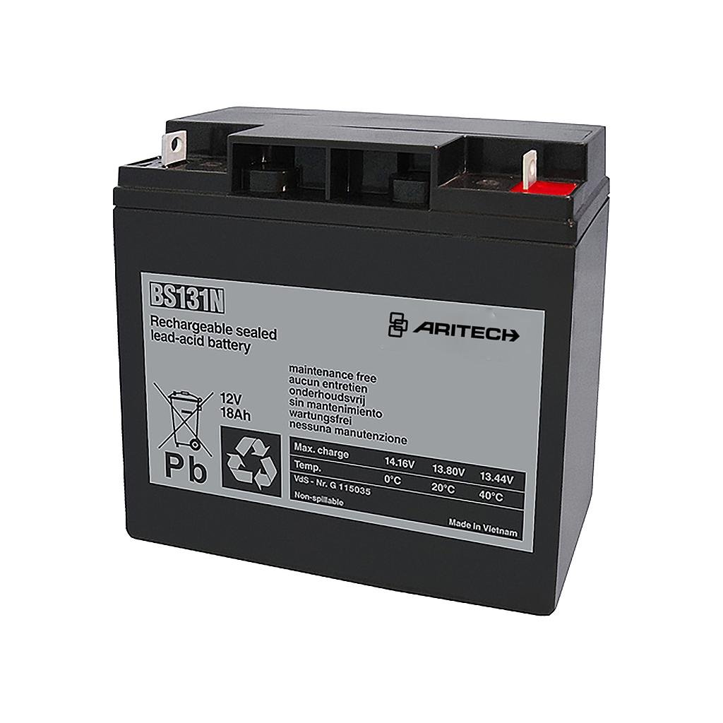 image-150.jpeg Batería sellada de plomo de 12V/18Ah Sin mantenimiento A prueba de fugas Aritech - Imagen 1