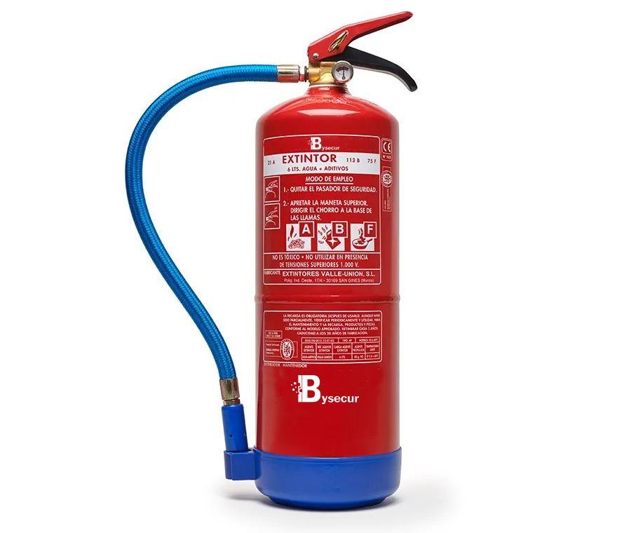 image-1577.jpeg Extintor De Agua AG 6LT AFFF con base de plástico - Imagen 1