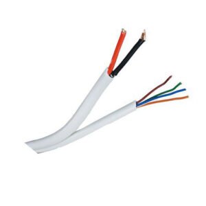 Bobina 100 m de Cable de Alarma Siamés de  6 hilos ( 4 x 0, 22 + 2 x 0,75 )