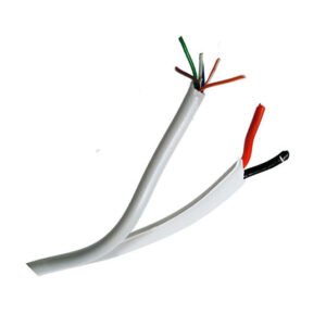 Bobina 100 m de Cable de Alarma Siamés de 8 hilos ( 6 x 0, 22 + 2 x 0,75 )