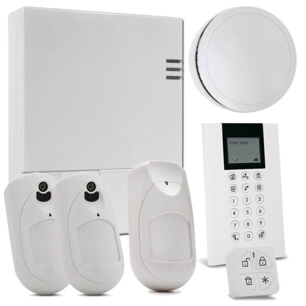 Kit de LightSYS Air con mÃ³dulo 4G + Mando remoto Panda + 2 x Detector eyeWAVE con CÃ¡mara + Detector iWAVE Antimascotas +  Sirena Interior + Teclado Panda