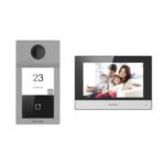 Kit de videoportero IP residencial Placa exterior Monitor switch PoE  4 puertos MicroSD 16GB - Imagen 3