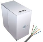 Bobina en caja de 305m cable de UTP CAT6e rígido CCA - Imagen 2