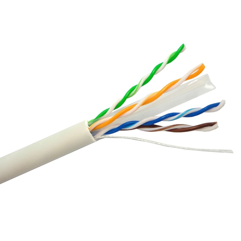 Bobina en caja de 305m de Cable U/UTP Cat6 Cobre PVC 24AWG UL CM