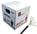 Bobina en caja grande Cable Cat6 de 305 m para exteriores, CCA, 23 AWG, 5,5 mm - Imagen 2