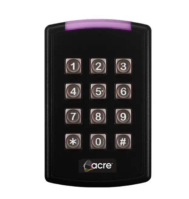 LECTOR Keypad Reader with HF ACRE AT25-6WS-W