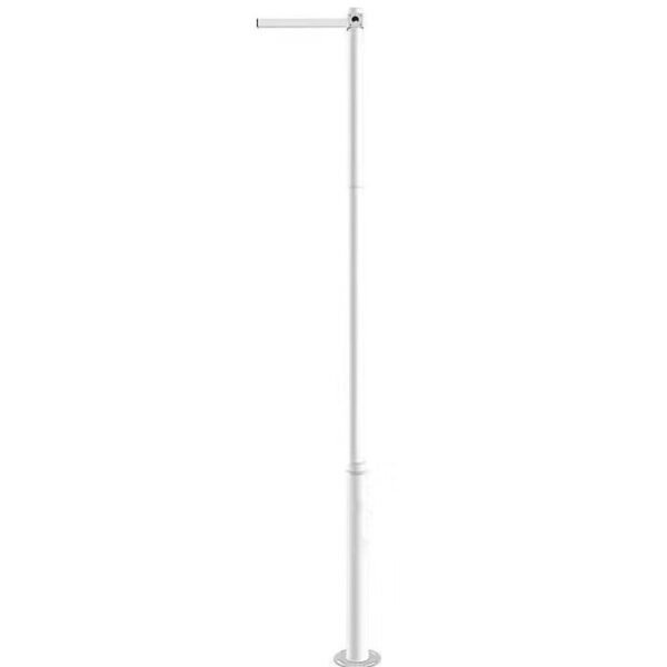 Mástil Desmontable para CCTV de 3.5 metros Color Blanco