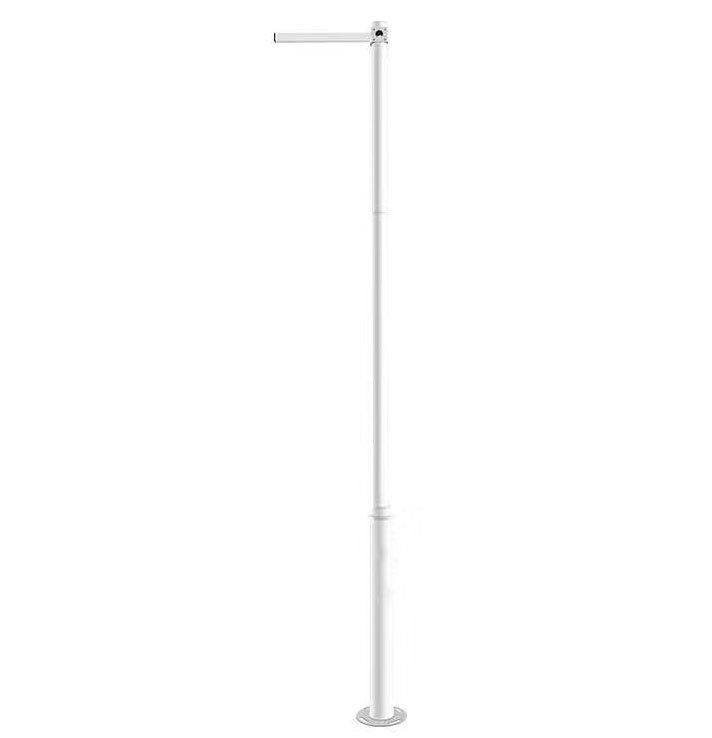 Mástil Desmontable para CCTV de 3.5 metros Color Blanco