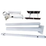 Mástil Desmontable para CCTV de 4.5 metros Color Blanco - Imagen 2