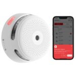 Mini detector de humo autónomo con señal sonora y visual conexión WiFi 2,4 GHz - Imagen 2