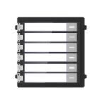 Módulo de 6 botones con etiquetas para videoportero modular IP superficie/empotrado Hikvision - Imagen 2