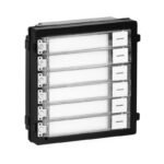 Módulo de 6 botones con etiquetas para videoportero modular IP superficie/empotrado Hikvision - Imagen 3