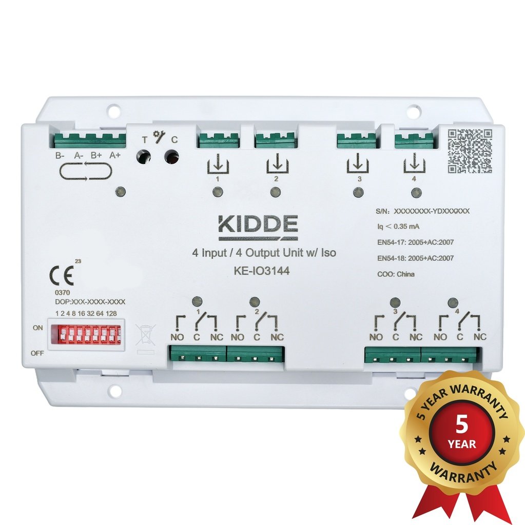 image-2357.jpeg Módulo inteligente direccionable de 4 entradas/4 salidas con aislador Kidde - Imagen 1