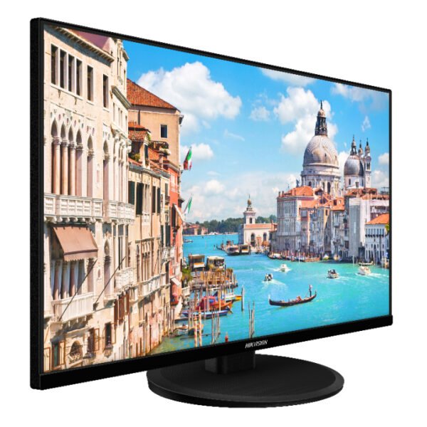 Monitor 27" 4K 178° Especial vigilancia 24/7 VESA Altavoz Hikvision