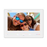 Monitor 2 hilos HD de interior para videoportero 7" 4 botones. Color Blanco Montaje Superficie