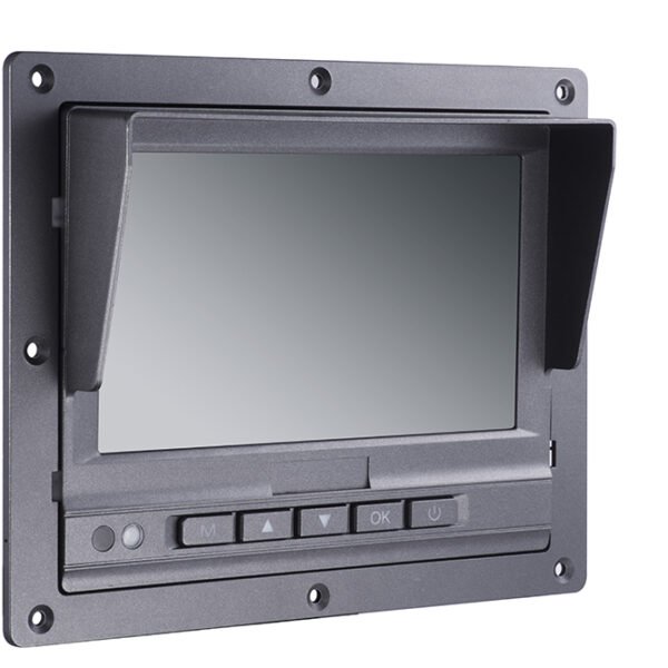 Monitor LCD 7" Móvil 3CH 2CH Alarma Montaje Bracket Hikvision