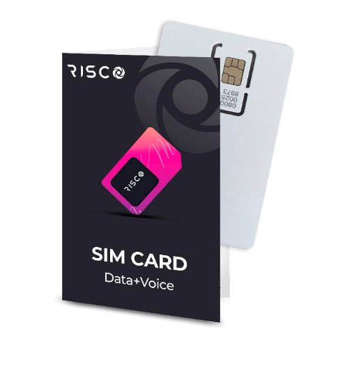 Nueva Tarjeta SIM datos y/o voz RISCO para módulo de comunicación 4G con Roaming