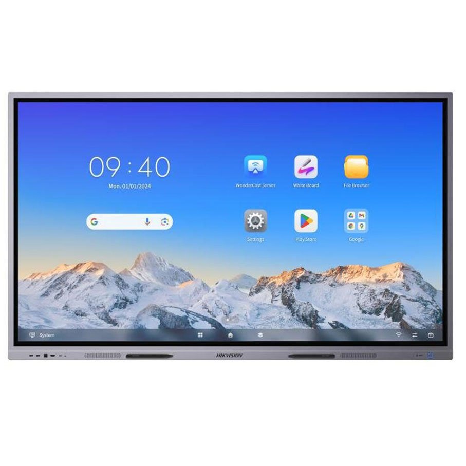 Pantalla interactiva UHD 4K 86" 3840×2160 Certificado EDLA. RAM 8GB, 128GB. Altavoces 2x20W. Bluetooth.
