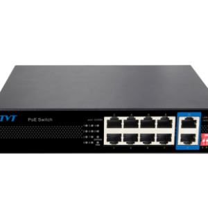 Switch PoE de 8 puertos 10/100 +2 Puertos RJ45 10/100 con IA