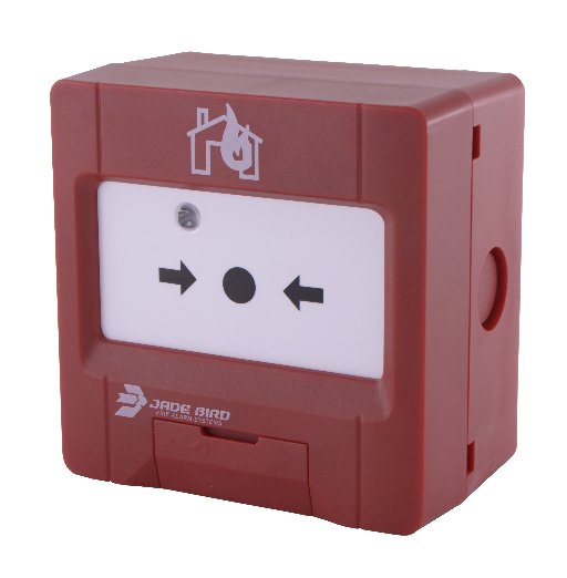 Pulsador manual analógico Rearmable - Base incluida - Superficie