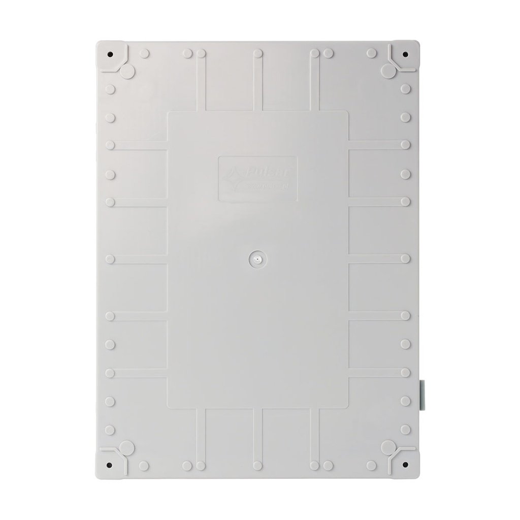 Caja de ABS 400x300x200, impermeable con bisagras plásticas de cierre y placa base - Imagen 5
