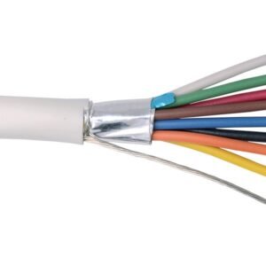 Rollo 100m de cable flexible 8 hilos apantallado libre halógenos (8x0,22 AL/M HF)