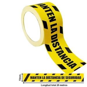 Rollo de Precinto Distancia de Seguridad