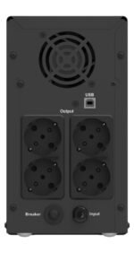 SAI 2000 VA/1200 W, UPS de respaldo con batería integrada - Imagen 2