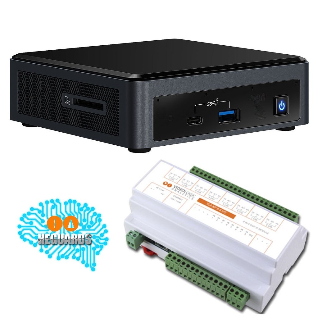 Servidor compacto 6CH Analítica IA HD SSD 256Gb y 6 licencias