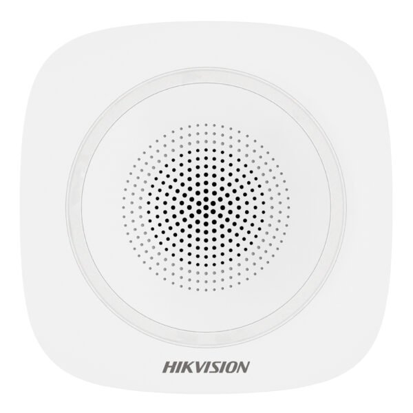 Sirena inalámbrica de interior compatible 868 Mhz Hikvision AXPRO Indicador Azul