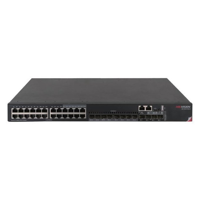 Switch 28 puertos (24 Ethernet + 4 SFP) Gigabit Fiber Core