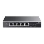Switch esclavo alimentando desde otro dispositivo POE (no incluido) Gigabit sobremesa no gestionable 5 puertos 1 puerto PoE++ de entrada y 4 puertos PoE+ de salida