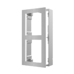 Caja de registro en superficie para 2 módulos de videoportero Hikvision acabado en acero inoxidable - Imagen 2