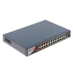 Switch Hikvision 24 puertos PoE 10/100M RJ45, 1 puerto Gigabit RJ45, 1 puerto Gigabit SFP, 230W - Imagen 2