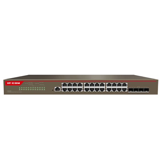 Switch inteligente gestionable 24 puertos Gigabit (10/100/1000 Mbps) + 4 puerto SFP 10G L3 IP-COM - Imagen 2