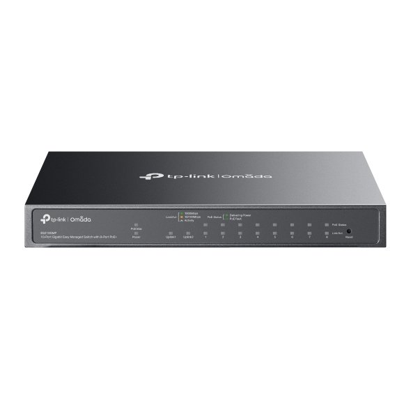 Switch Omada Easy Gestionable 10 Puertos Gigabit 8 Puertos PoE+