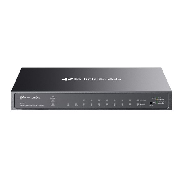 Switch Omada inteligente 61W 10 puertos Gigabit 8 puertos PoE+ + 2 puertos SFP - Imagen 2