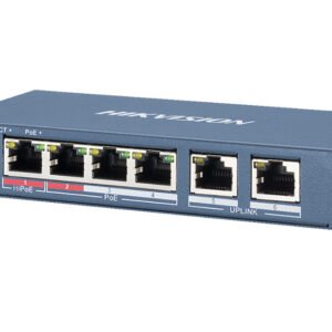 Switch POE 4 puertos 100Mbps Hikvision