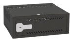 Caja fuerte especial para videograbador. Cierre con llave. 385 ancho. Para insertar en Rack 19"