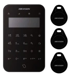 Teclado táctil LCD inalámbrico 868MHz Retroiluminación LED Tri-X Lector de etiquetas/tags Color Negro