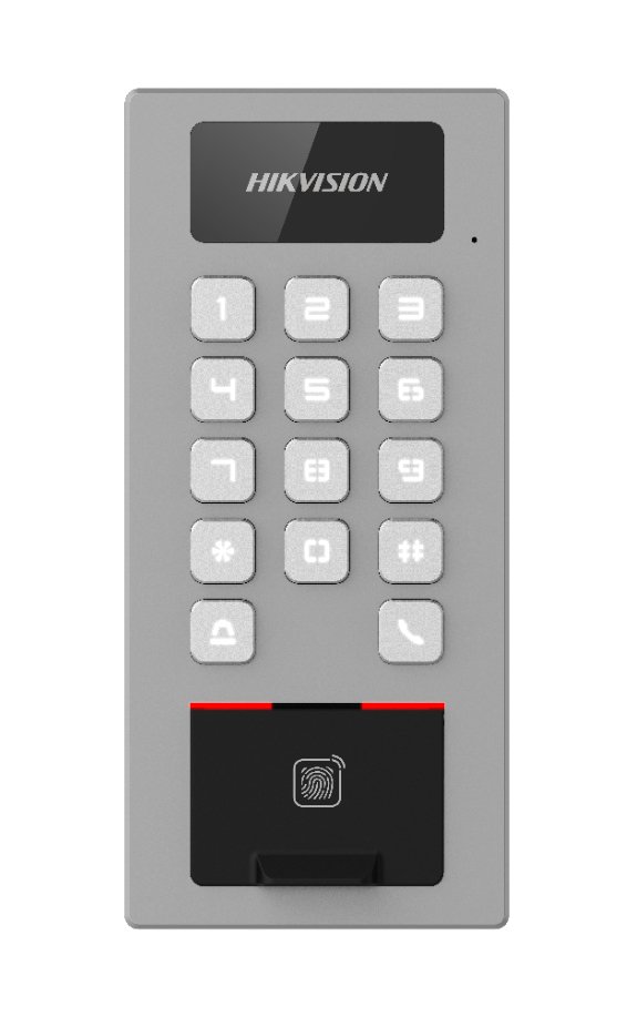 image-3398.jpeg Terminal 2en1 Autónomo Exterior APP Hik-Connect. Control Acceso tarjeta/teclado/huella y Portero audio. Hikvision - Imagen 1